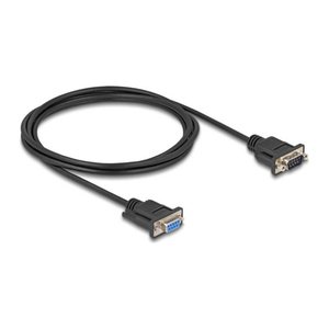 DELOCK Seriell Kabel RS-232 D-Sub9 St zu Bu Steckergehäu. 2m