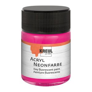 KREUL Acrylfarbe neonpink 50,0 ml, 1 St.