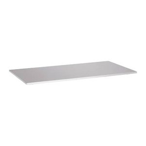 SODEMATUB Tischplatte lichtgrau rechteckig 160,0 x 80,0 x 2,5 cm