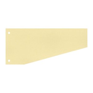 Wekre Trennstreifen Trapez gelb, 190 g/qm Karton 24,0 x 10,5 / 6,0 cm, 100 St.