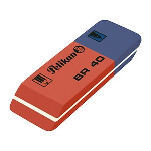 Pelikan Radiergummi BR40 rot/blau, 1 St.