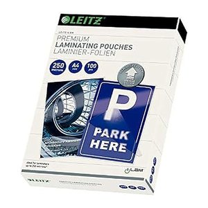 LEITZ Laminierfolien UDT glänzend für A4 250 micron, 100 St.