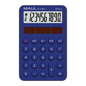MAUL ECO MD 1 Taschenrechner blau