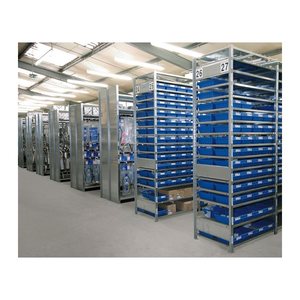 SCHULTE Anbau-Schwerlastregal MULTIplus 150 12587 silber 100,0 x 80,0 x 300,0 cm