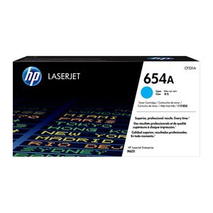 HP 654A (CF331A) cyan Tonerkartusche