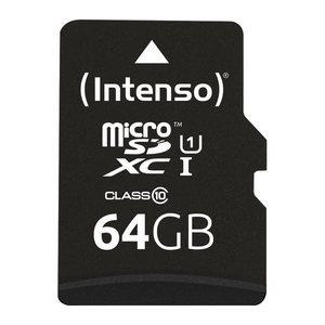 Intenso Speicherkarte microSDXC-Card PREMIUM, 64 GB, 1 St.