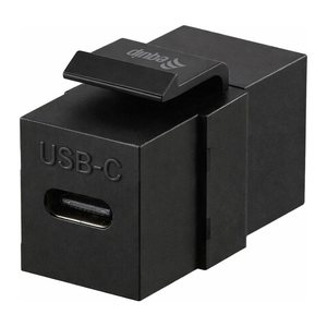 Equip Keystone-Koppler USB 3.2 Gen2 20Gbps 100W PD 4k60Hz sw