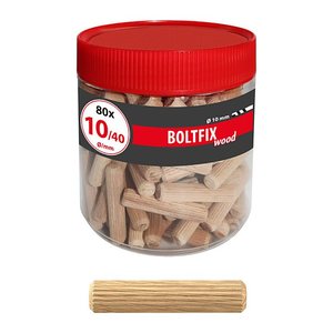 TOX BOLTFIX wood 015200181 Holzdübel Ø 10 mm x 40 mm, 80 St.