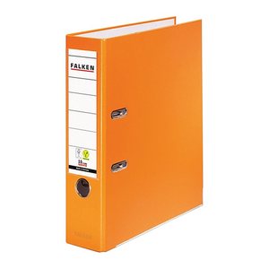 FALKEN Color Ordner orange Kunststoff 8,0 cm DIN A4, 1 St.