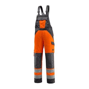 MASCOT® unisex Warnschutz-Latzhose Gosford orange, dunkelanthrazit Größe 50