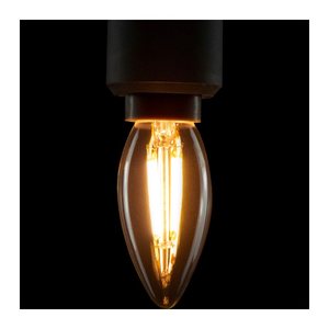 SEGULA LED Kerze klar E14 3,2W 270Lm 2700K dimmbar