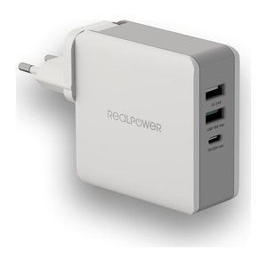RealPower Ladegerät DeskCharge-65 Travel 65W