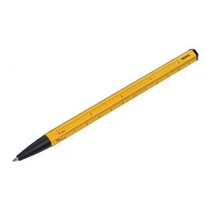 TROIKA® Kugelschreiber CONSTRUCTION BASIC gelb, Schreibfarbe: schwarz, 1 St.