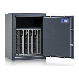 ISS safe4key Schlüsseltresor grau mit 280 Haken, Doppelbartschloss, 50,0 x 42,0 x 65,0 cm, 1 St.