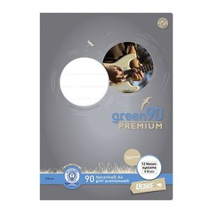 Staufen® Notenheft green 12er Lineatur N Notenlineatur DIN A4 ohne Rand, 8 Blatt, 1 St.