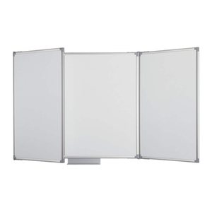 AKTION: MAUL Klapptafel MAULpro 150,0 x 100,0 cm weiß + GRATIS HEBEL Zubehör-Set für Weißwandtafeln