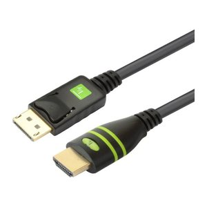 Techly DisplayPort 1.1 auf HDMI Kabel schwarz 1m
