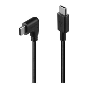 LINDY USB 2.0 Typ C Kabel, 90° gewinkelt 1m