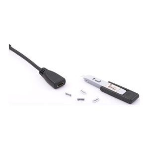 SmartKeeper Mini "Mini-HDMI Port" Blocker grau 4 Stk.+Key