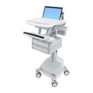 ergotron Visitenwagen StyleView SV44 Laptop grau für 1 Notebook, 1 Tastatur, 1 Maus