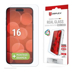 DISPLEX® Real Glass Schutz-Set für Apple iPhone 16