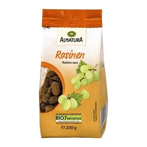 ALNATURA Bio Rosinen Trockenfrüchte 200,0 g, 1 St.