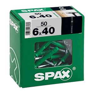 SPAX®  4861080600406 Nageldübel Ø 6 mm x 40 mm, 50 St.