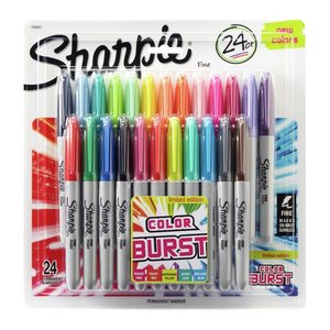 Sharpie Marker Fein Rundspitze F 24er Color Burst Blister
