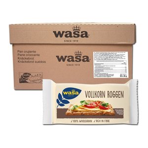 wasa® Vollkorn Roggen Knäckebrot 80x 26,0 g, 80 St.