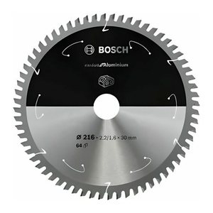 BOSCH Standard for Aluminium Kreissägeblatt 216,0 mm, 64 Zähne, 1 St.