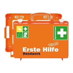 SÖHNGEN Erste-Hilfe-Koffer DIREKT Handwerk DIN 13157 + Erweiterung orange