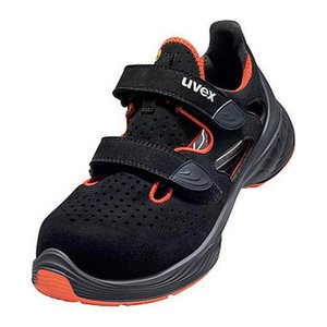 uvex unisex S1 Sicherheitssandalen 68488 schwarz Größe 46, 1 Paar