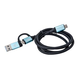i-tec® USB 3.0 C/USB 3.0 C, USB 3.0 A Kabel 100,0 cm schwarz, 1 St.