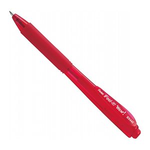 Pentel Kugelschreiber BX440 rot, Schreibfarbe: rot, 1 St.
