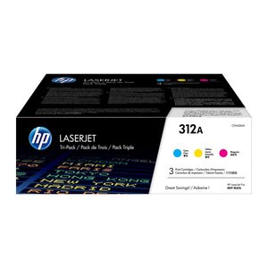 HP 312A (CF440AM) cyan, magenta, gelb Tonerkartuschen, 3er-Set