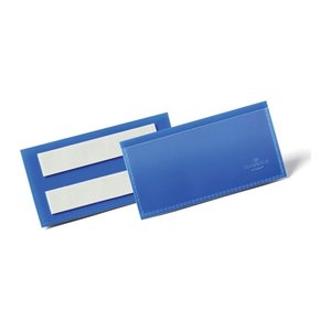 DURABLE Etikettentaschen blau 10,0 x 3,8 cm, 50 St.