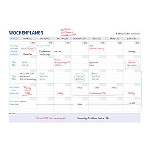 STAEDTLER Lumocolor Wochenplaner, Tageseinteilung 84,1 x 59,4 cm