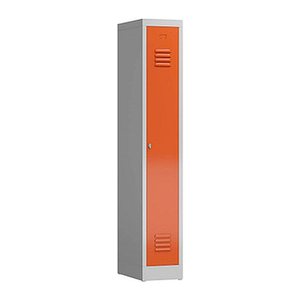 ClassiX Spind feuerrot, lichtgrau X-510114, 1 Schließfach 31,0 x 50,0 x 180,0 cm