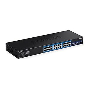 TRENDnet Switch 28-Port Gbit Web Smart 4x10G SFP+ RackM
