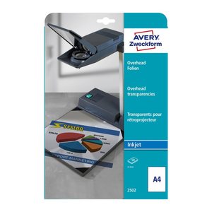 AVERY Zweckform InkJetfolien 2502 klar, 50 St.