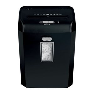 Rexel ProMax REX823 Aktenvernichter mit Partikelschnitt P-4, 4 x 40 mm, bis 8 Blatt, schwarz