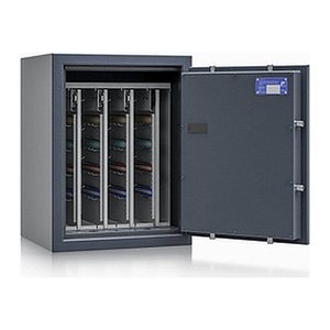 ISS safe4key Schlüsseltresor grau mit 192 Haken, Elektronikschloss, 50,0 x 42,0 x 65,0 cm, 1 St.