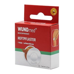 WUNDmed® Heftpflaster 02-081 beige 1,25 cm x 5,0 m, 1 St.
