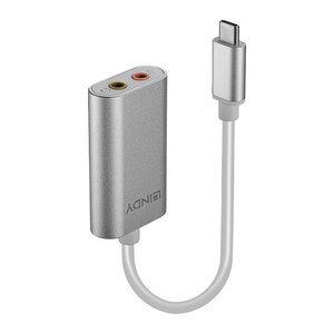 LINDY Konverter USB Typ C auf 3.5mm Audio und Mikrofon