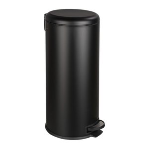 WENKO Leman Mülleimer 30,0 l schwarz, 1 St.