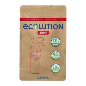 Dr. Schnell ECOLUTION MILIZID Badreiniger 20 x 3 g, 20 St.