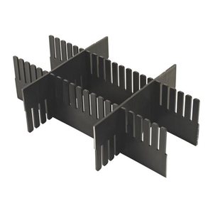 SCHULTE Trenneinsatz für Euroboxen anthrazit 11,5 x 0,2 x 10,0 cm, 1 St.