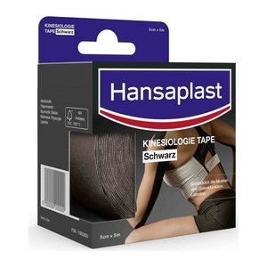 Hansaplast Tape KINESIOLOGIE 48394 schwarz 5,0 cm x 5,0 m, 1 St.