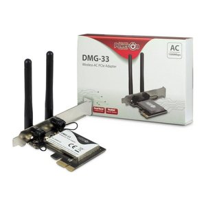 Inter-Tech Wi-Fi 5 PCIe Adapter DMG-33 3dBi Antenne 1300Mbps retail