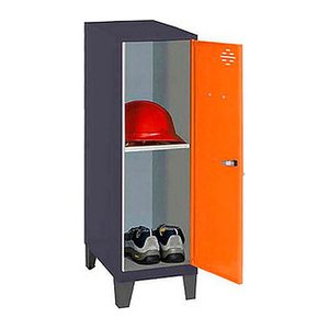 Simonrack Spind SIMONLOCKER DISM anthrazit, orange 8425437122101, 1 Schließfach 40,0 x 50,0 x 101,5 cm